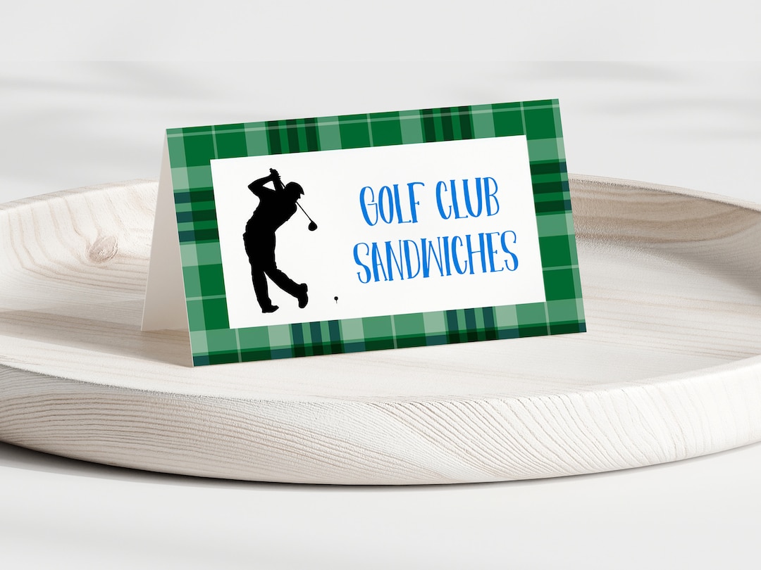 Golf Birthday Golf Food Labels Hole in One Golf Party Golf - Etsy