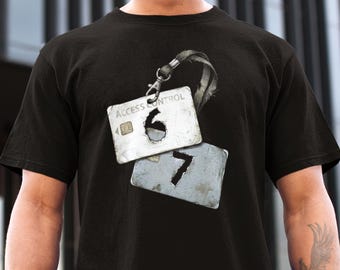 Social engineering toegangscontrole ID-kleding • Ethische hacker • Cybersecurity pro-hoodie • Grappig T-shirt voor IT-technische ondersteuning • Databeveiligingsanalist