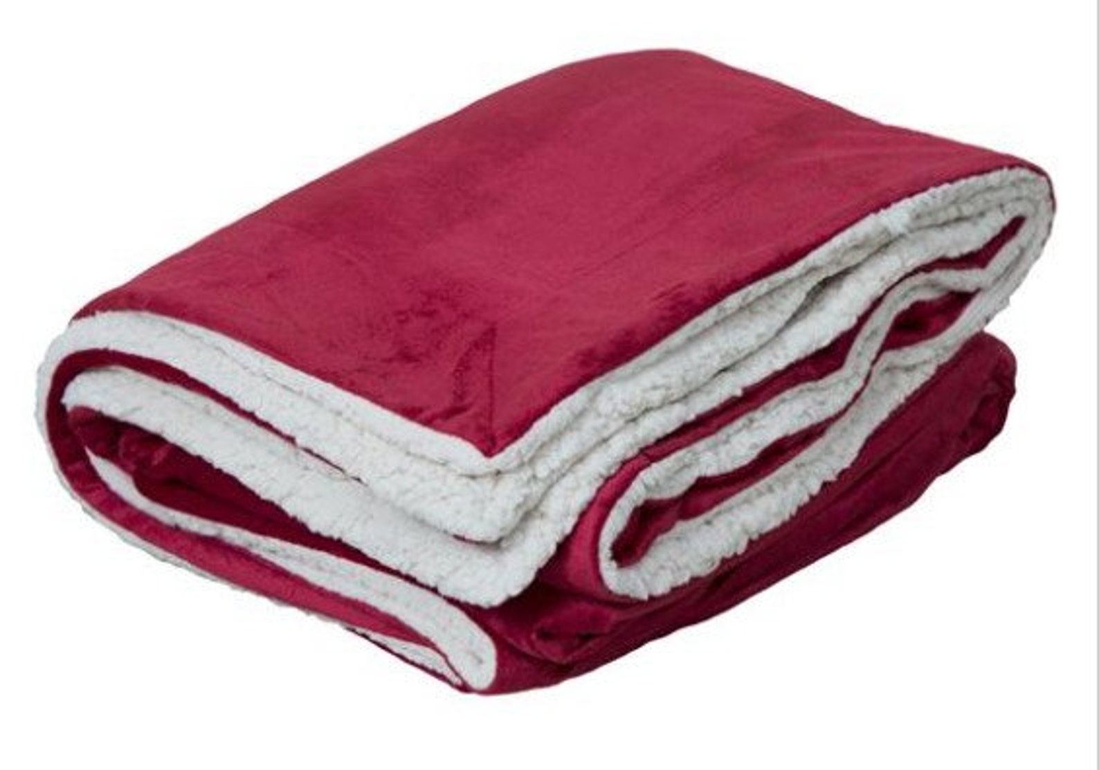 PERSONALIZED Luxury Mink Sherpa Throw Personalized Blanket Etsy