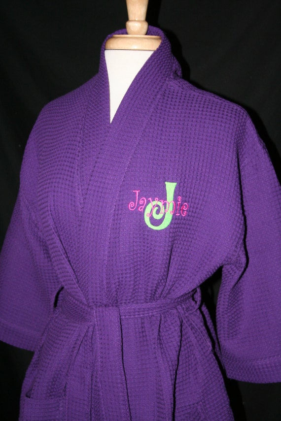 MONOGRAMMED Robes BRIDAL Party Robes Wedding Robes Available Etsy