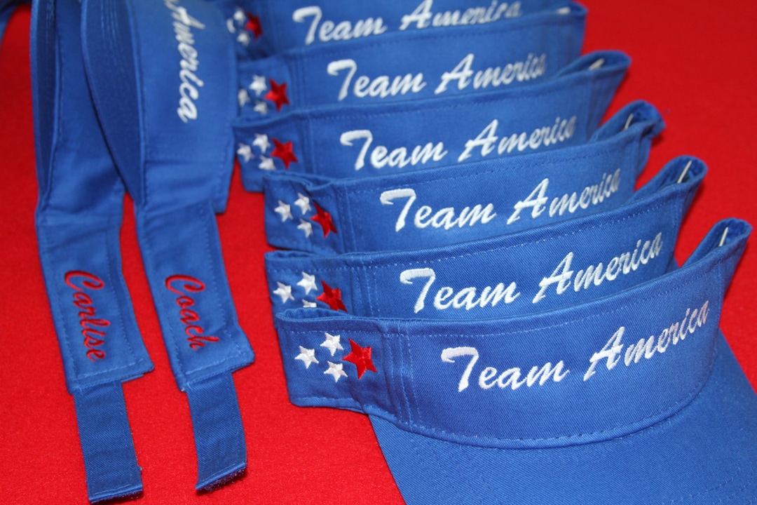 PERSONALIZED Team Softball Visors, Youth Visors, Adult Visors