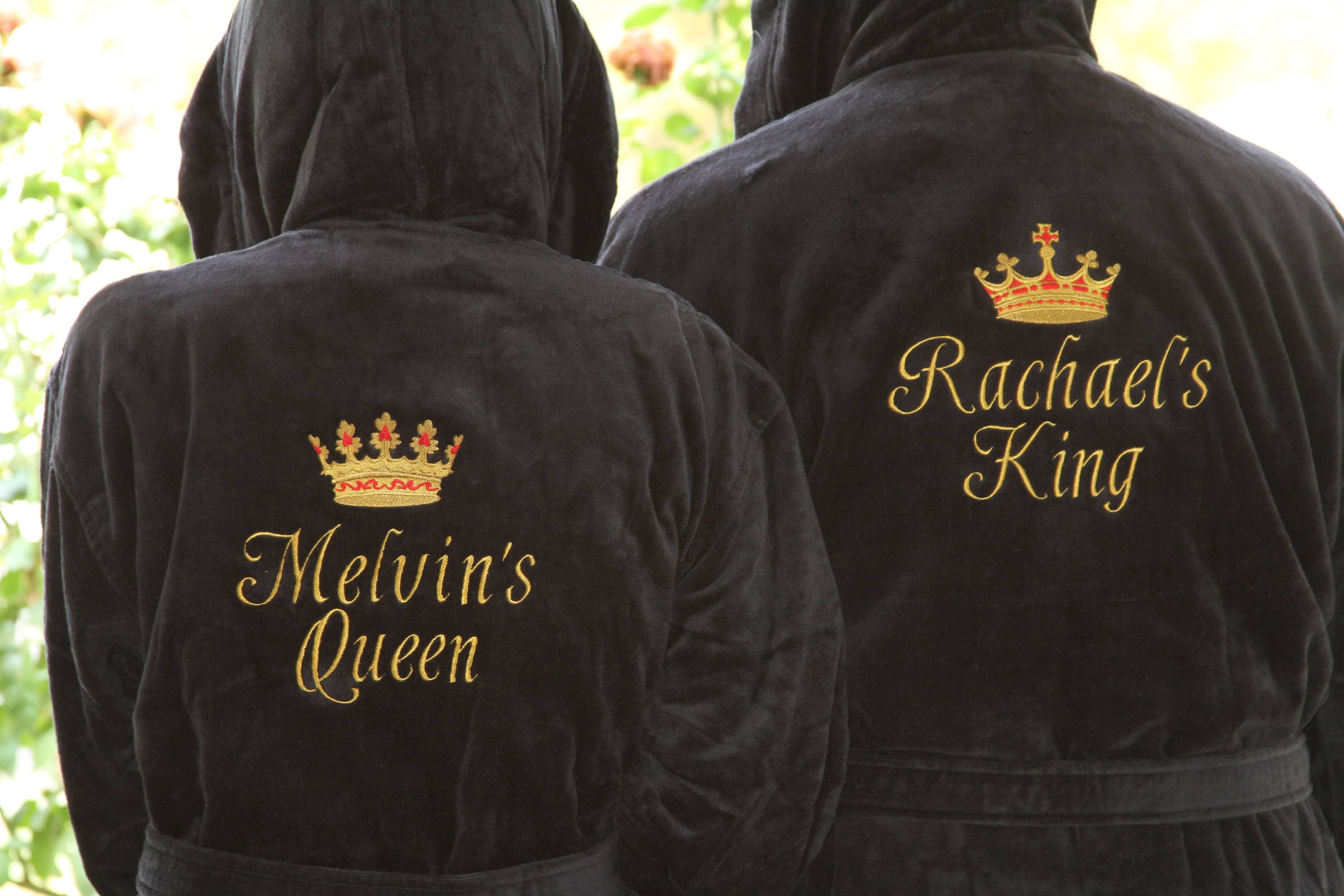 RUSH Ship ONE (1) PERSONALIZED Black or White Terry or Terry Velour