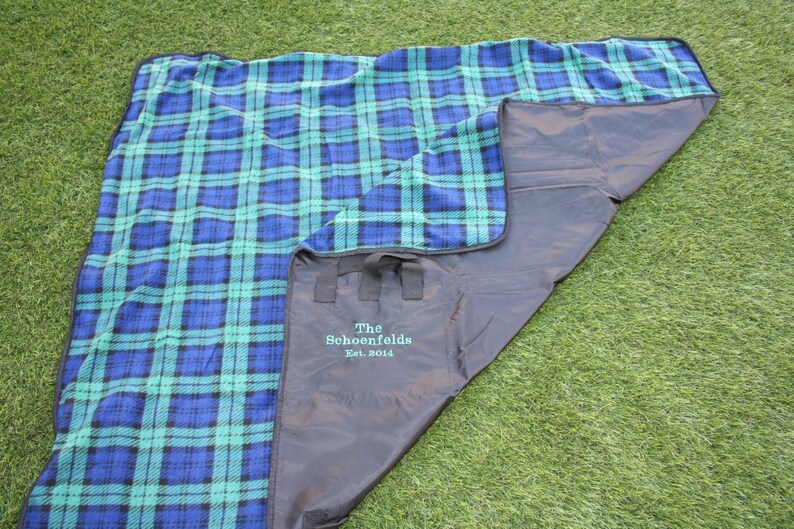 PERSONALIZED Polar Fleece and Polyester Picnic or Outdoor image 0