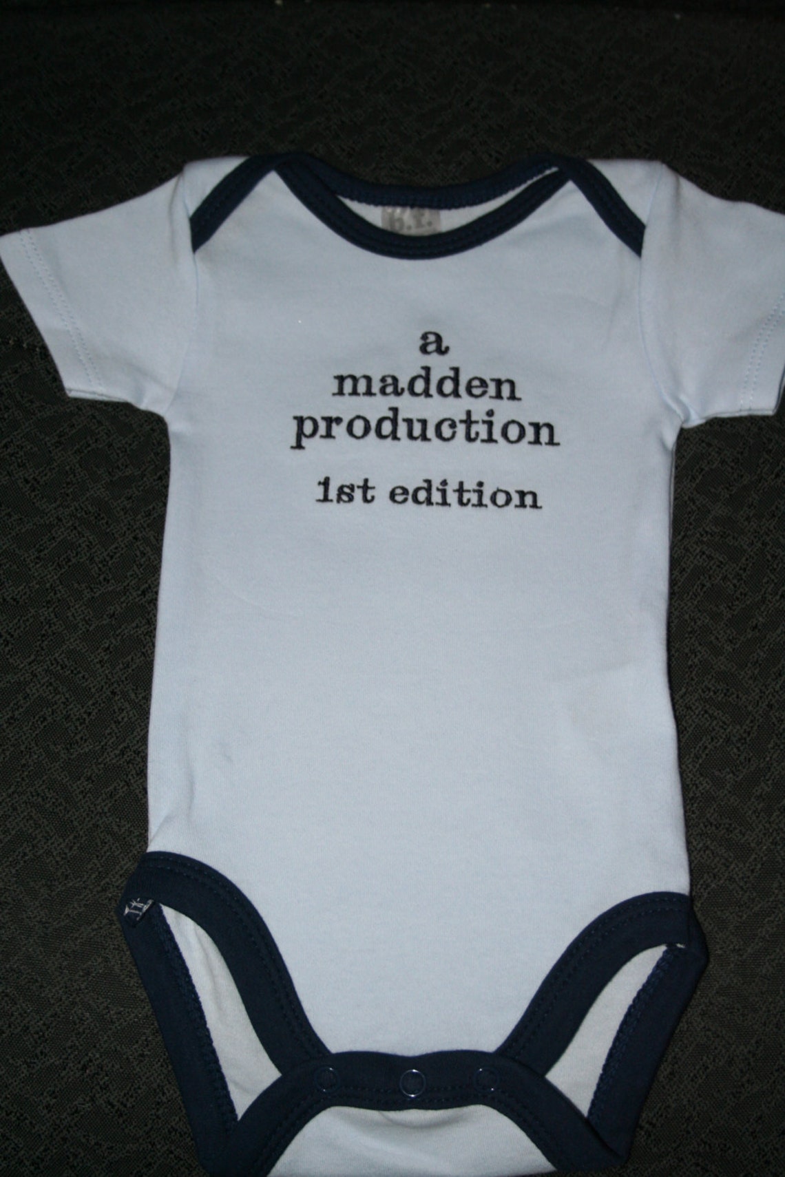 Personalized Baby Bodysuit Embroidered With Name or Custom Etsy