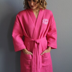 TEN COLORS 3 SIZES Women's Bath Robes, Bridal Wedding Robes, Plus size & Petite robe, Wholesale blank robes, Monogrammed Personalized robes