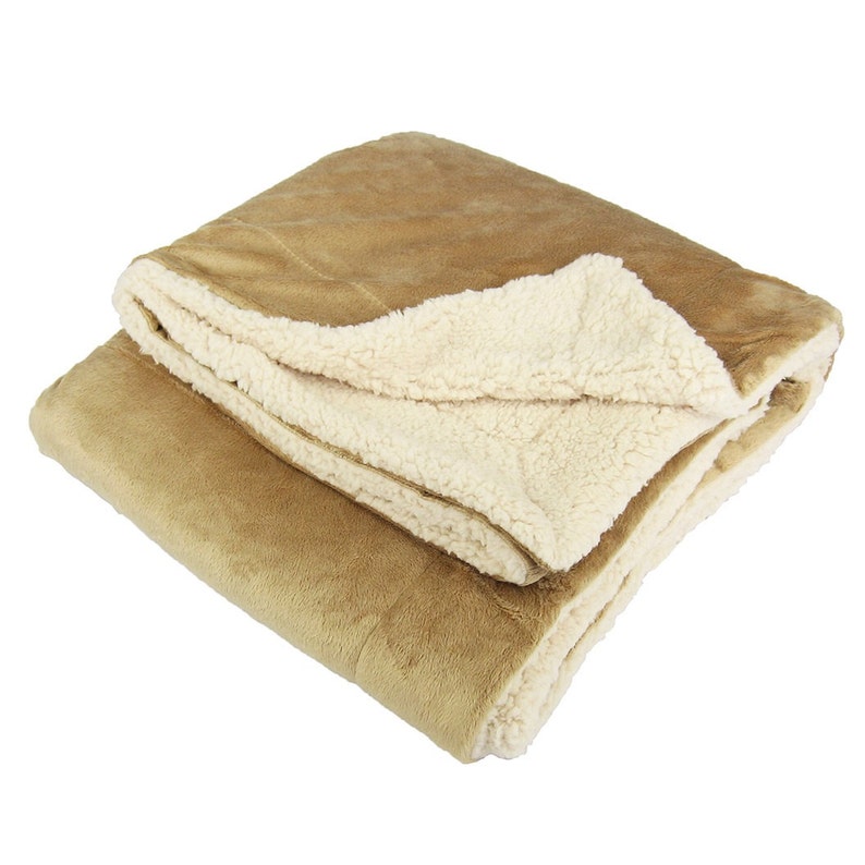 PERSONALIZED Luxury Mink Sherpa Throw Personalized Blanket Etsy