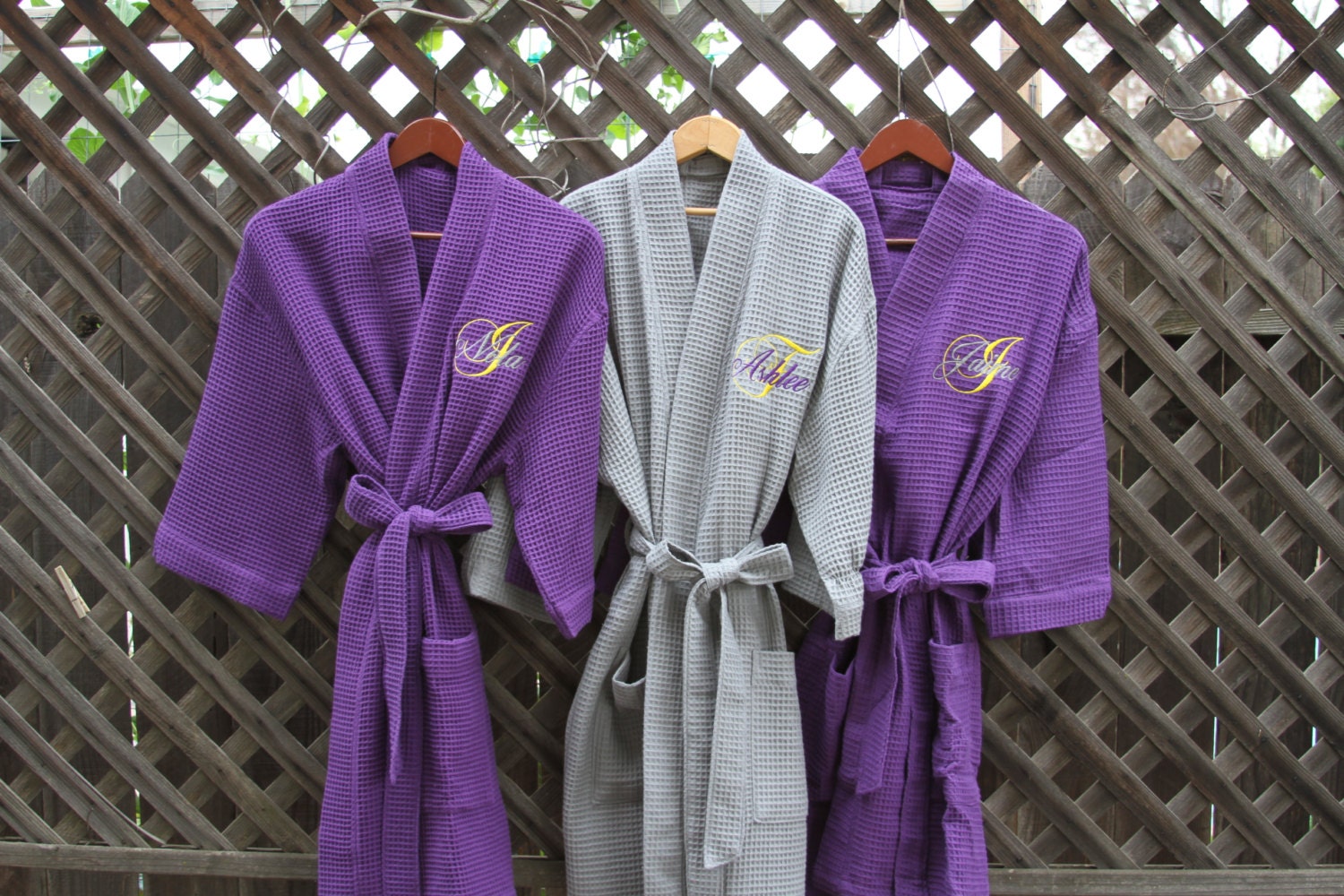 TEN COLORS 3 SIZES Women's Bath Robes Bridal Wedding Etsy