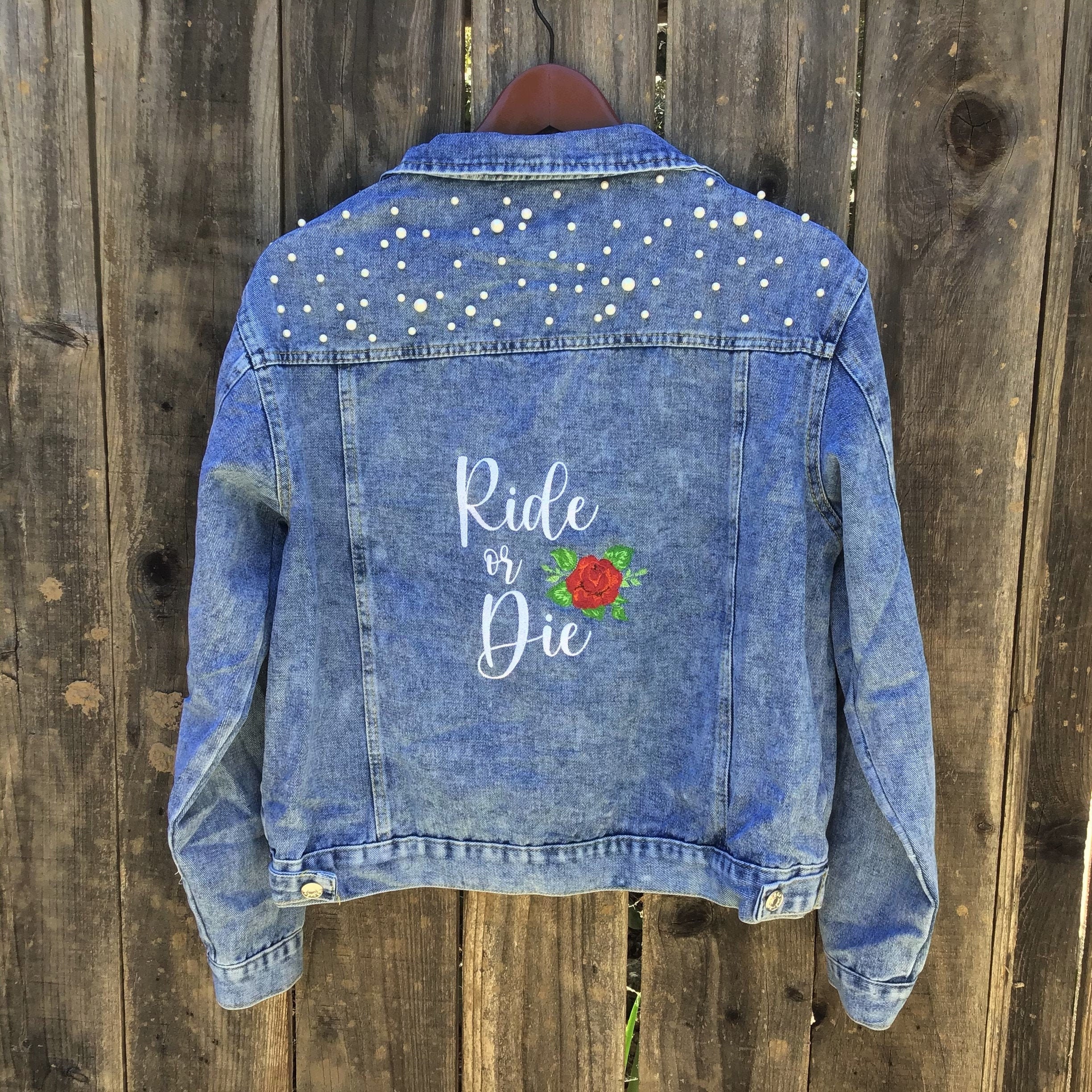 Spring upcycle: How to make an applique jean jacket - Elizabeth