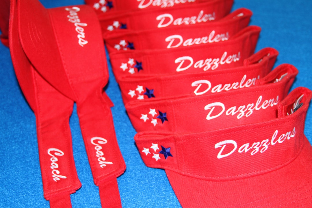 Softball Hats and Visors Personalized for Your Sports Team Many Colors