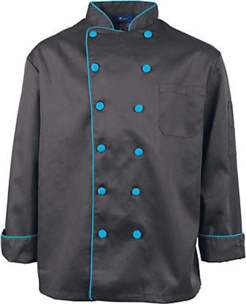 PERSONALIZED EXECUTIVE Chef Coats With Contrast Piping and Etsy