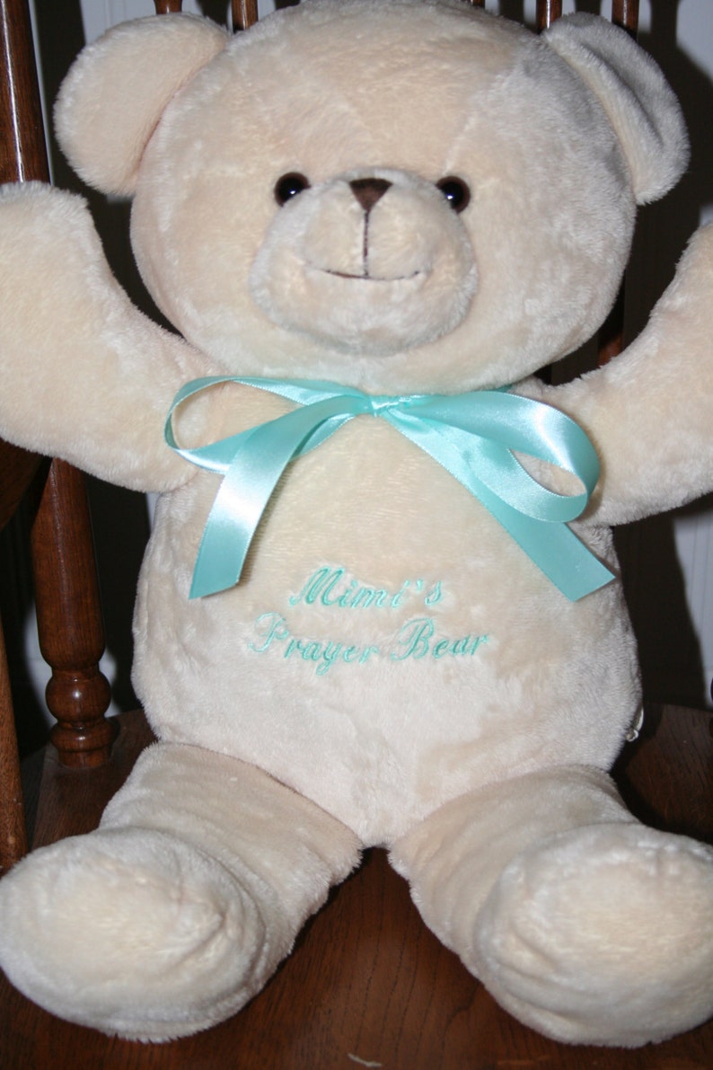 personalized teddy bear for baby girl
