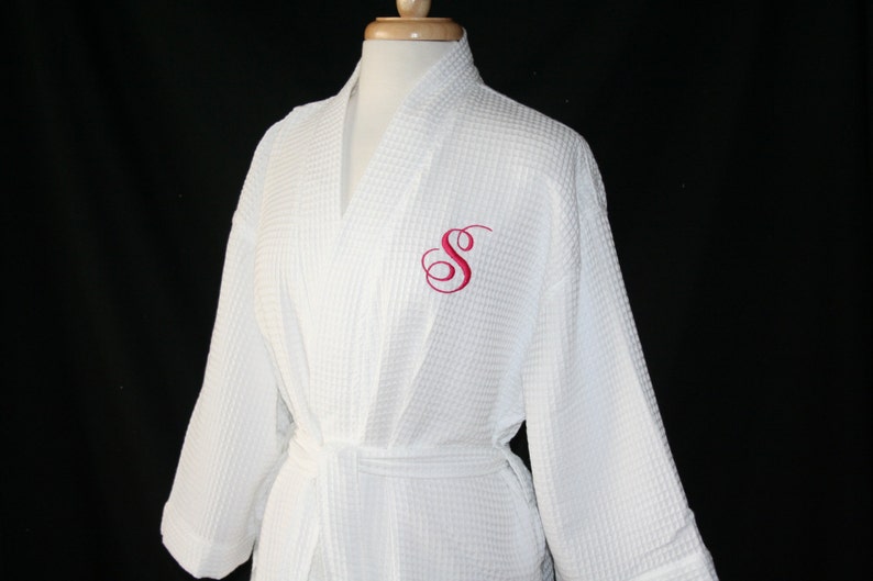 Wedding Robes Available in 10 Colors 3 Sizes; Over 30 Fonts; Single /& Multi Orders Welcome MONOGRAMMED Robes RUSH Ship BRIDAL Party Robes