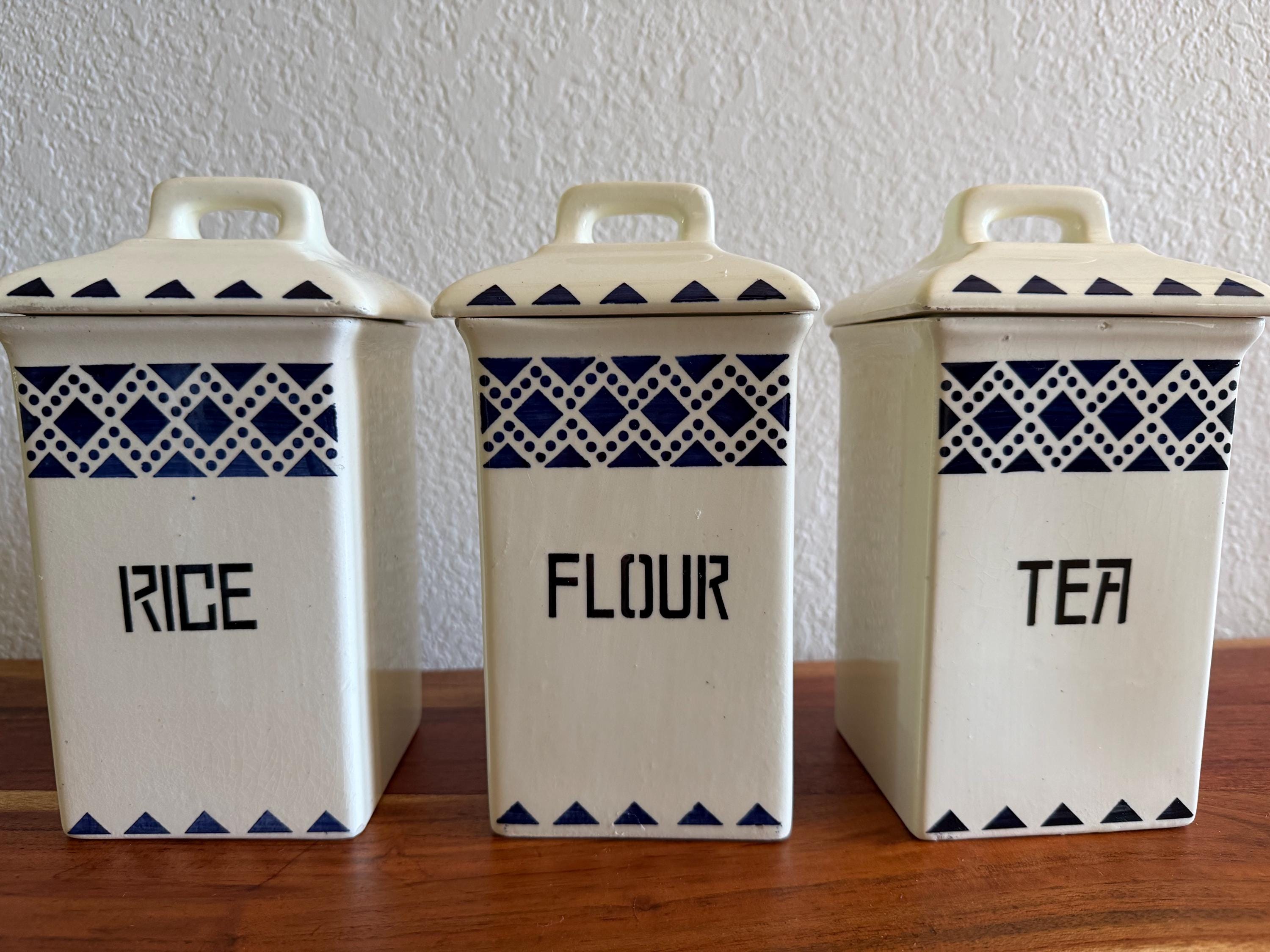 1930s Canisters - Etsy