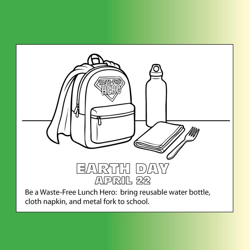 Earth Day Coloring Pages | Kids Learning Activities (8 Pages) - Etsy