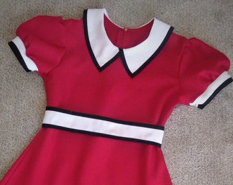 LITTLE ORPHAN ANNIE Red Dress for adults