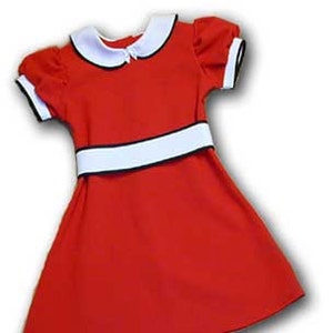 Little Orphan Annie red dress for girls image 1