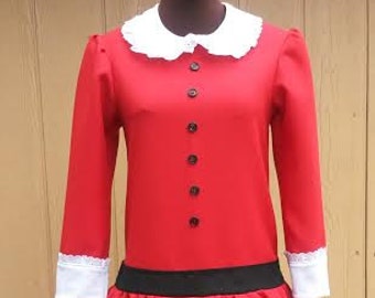 Varuka's red dress