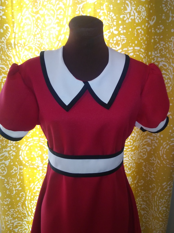 black annie red dress LITTLE ORPHAN ANNIE Red Dress