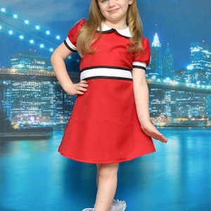 Little Orphan Annie red dress for girls image 4