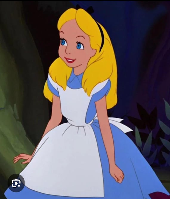 alice in wonderland blue dress fantasy illlustration Stock Photo Complete with patch pockets! From Sketch to Still, a