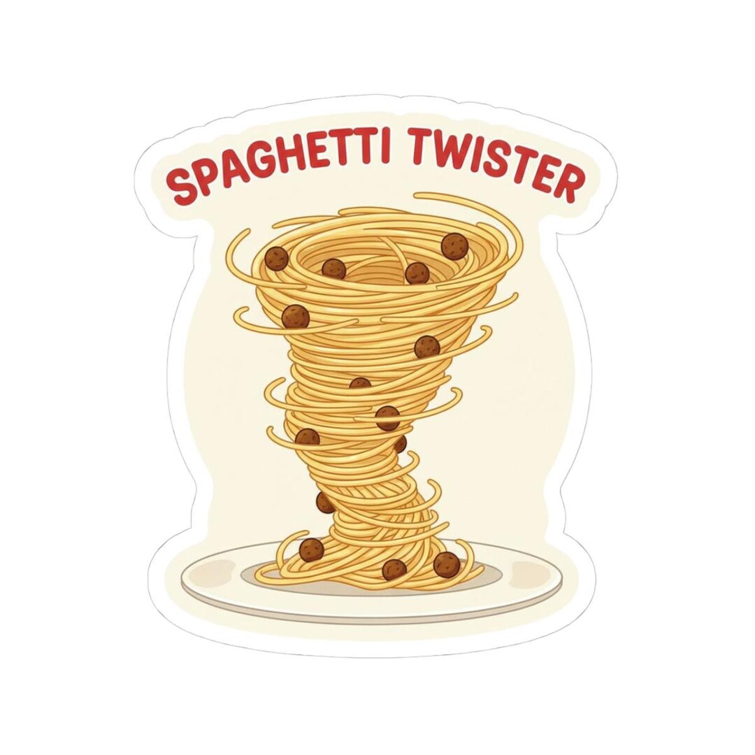 Spaghetti Twister - Sticker - Etsy