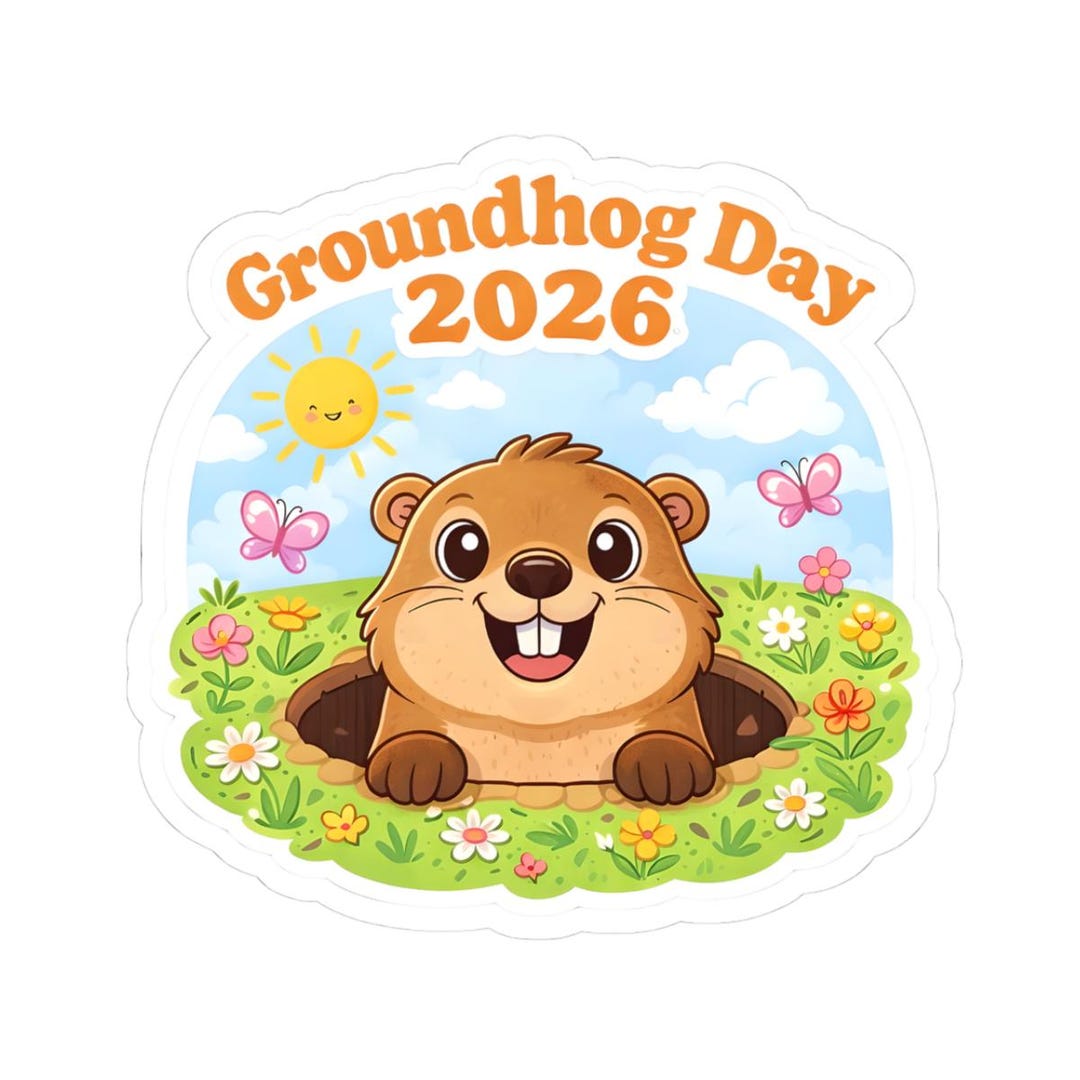 Groundhog Day 2026 - Sticker - Etsy