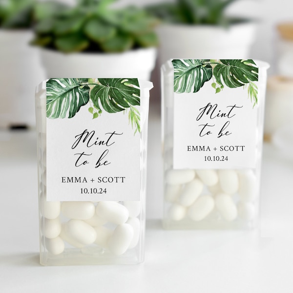 Tic Tac Label - Etsy