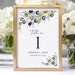 Editable Olive Table Numbers Printable Olive Tree Branch - Etsy