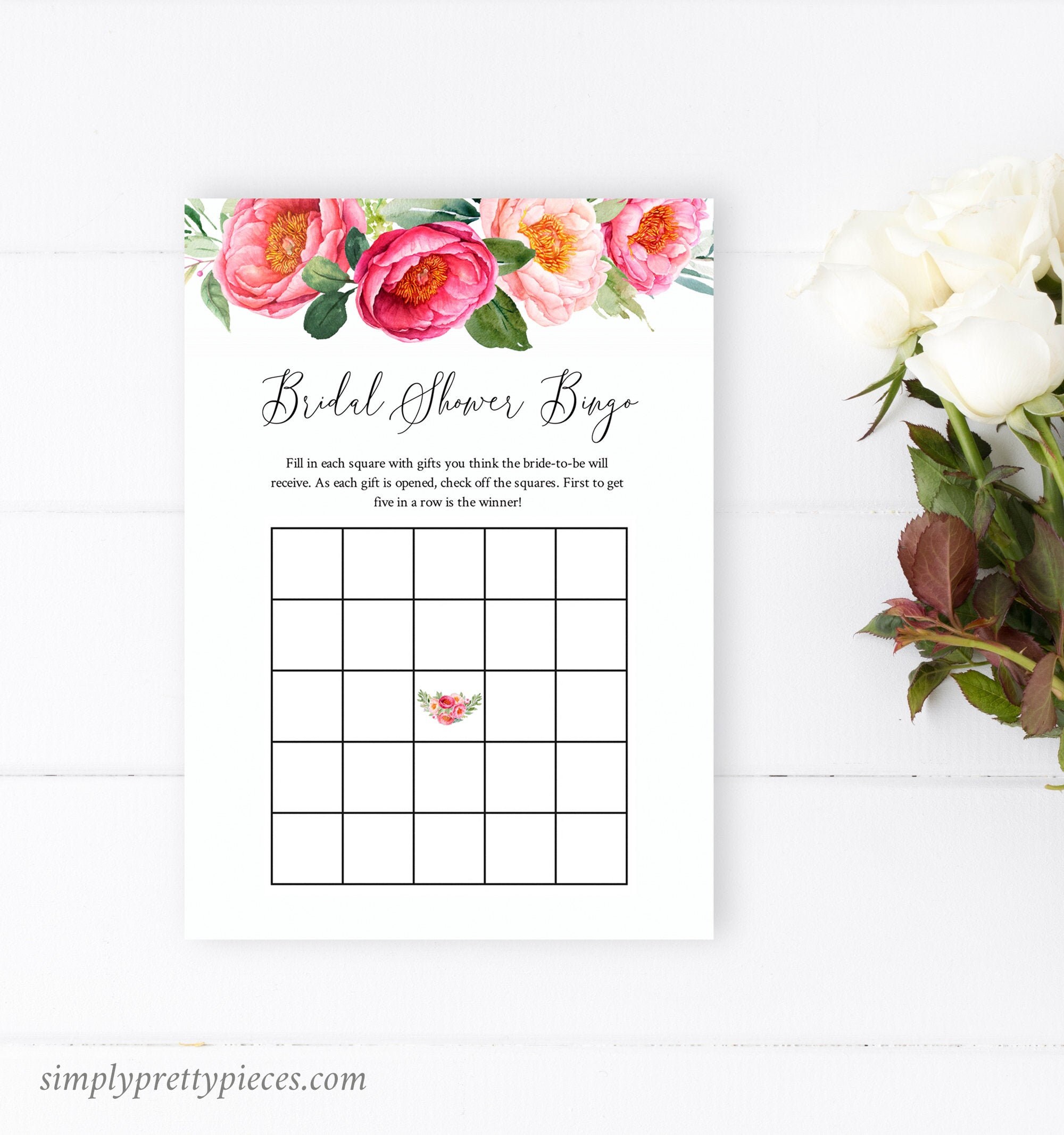 DIY Template Coral Blush Printable Bridal Guess Who Said It Game Instant Download 571-A Editable Fuchsia Peonies He Said She Said Game DIY Template Coral Blush Printable Bridal Guess Who Said It Game Instant Download 571-A Editable Fuchsia Peonies He Said She Said Game