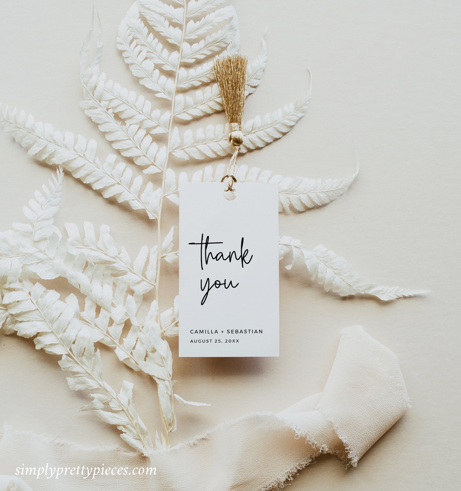 Modern Editable Favor Tags Printable Elegant Favor Tags - Etsy
