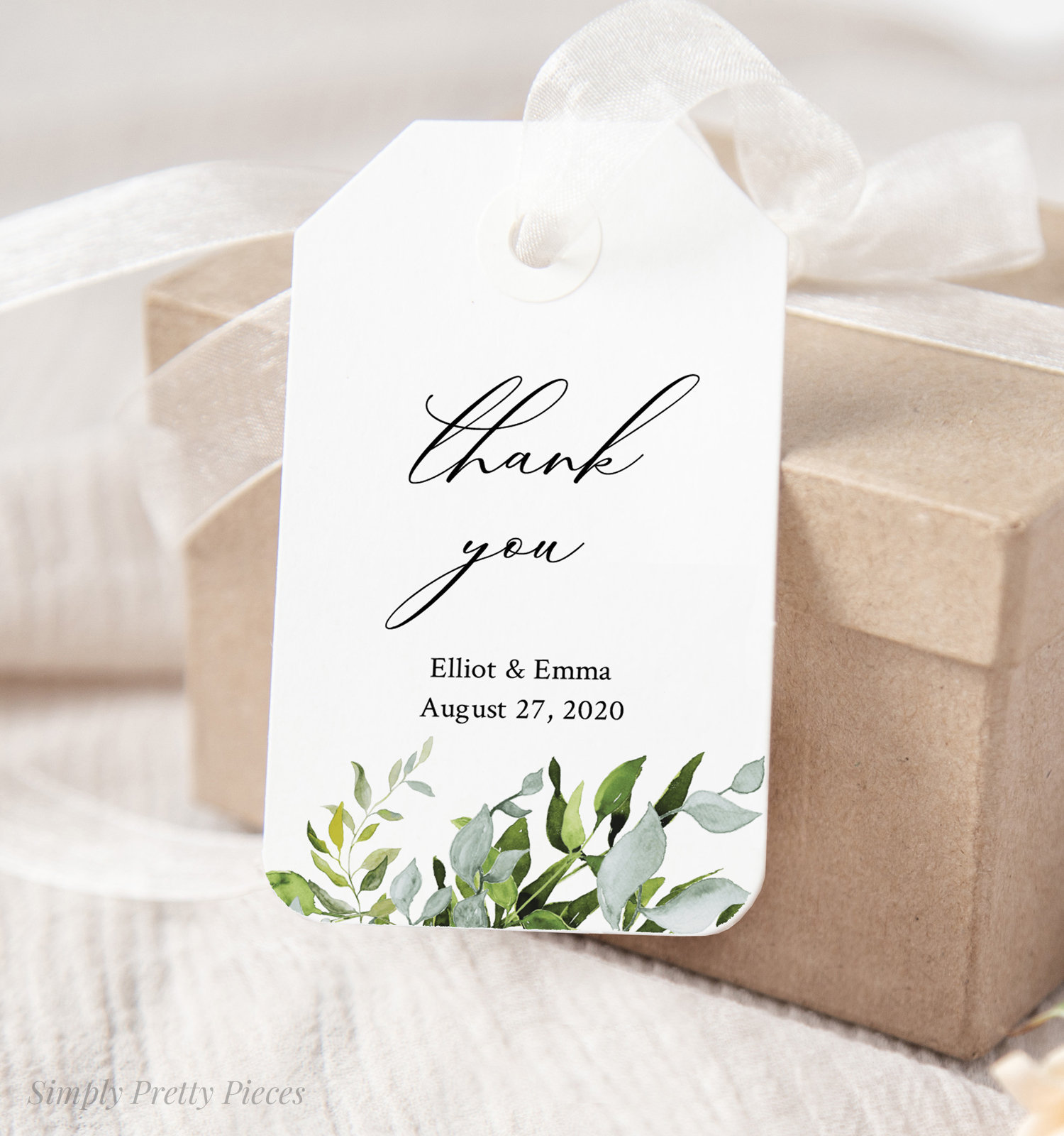 DIY Template Instant Download Templett 504-A Printable Botanical Favor ...