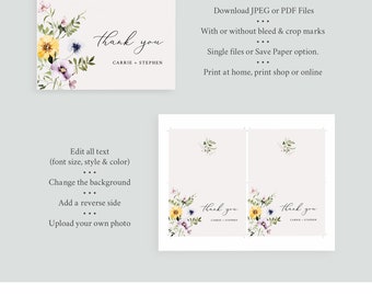 Set di biglietti di ringraziamento con busta e adesivi decorativi DIY