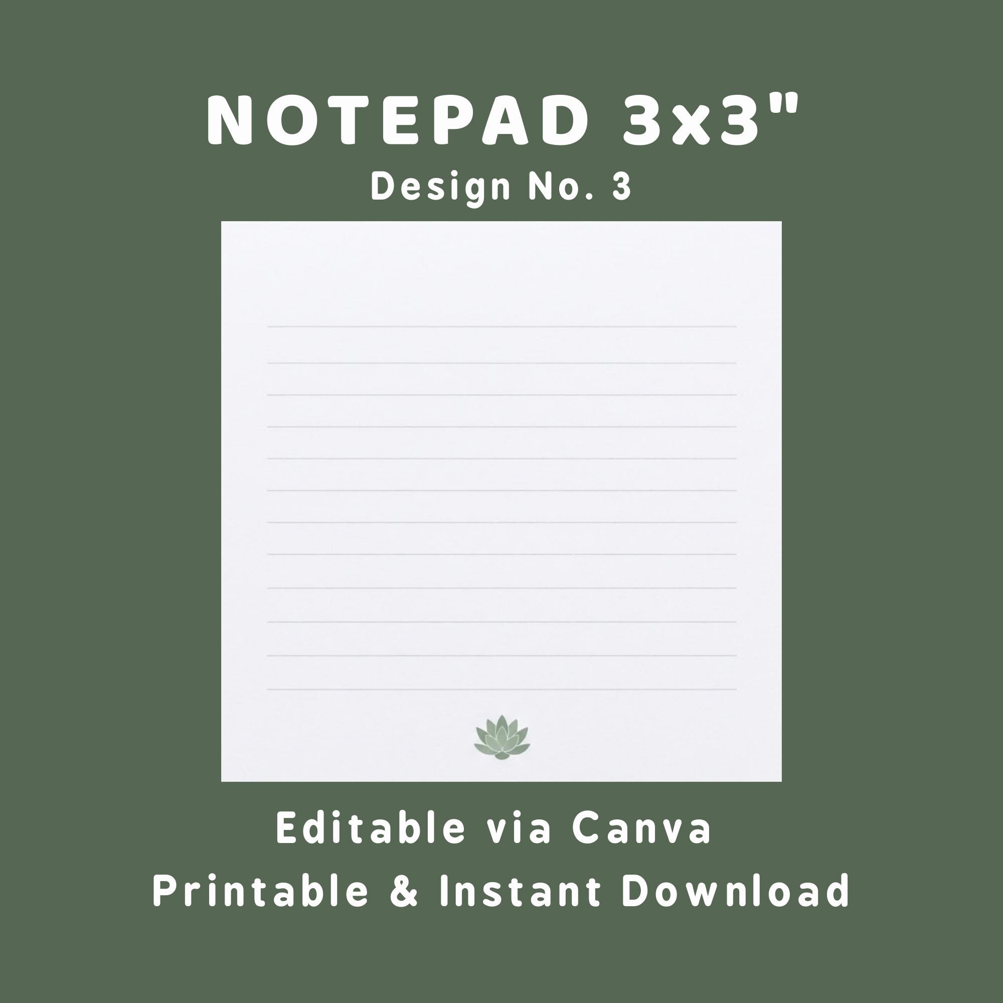 Notepad 3x3