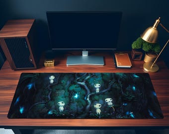 Princess Mononoke Desk Mat | Studio Ghibli Inspired Mousepad