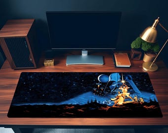 Star Wars Mousepad | Sci Fi Starship Galaxy Desk Mat
