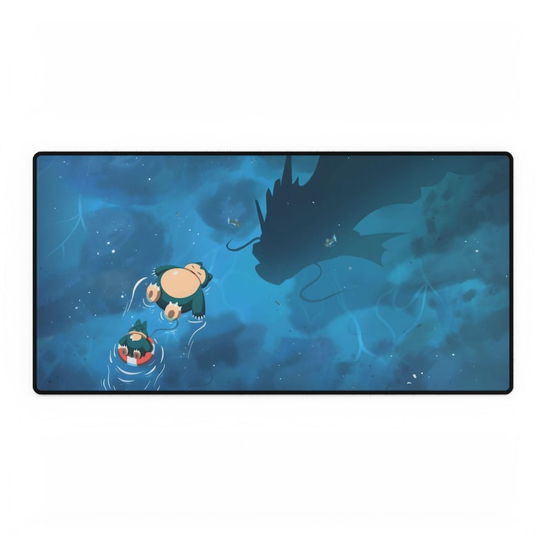 Snorlax Mouse Pad | Pokemon Gaming Desk Mat image 3