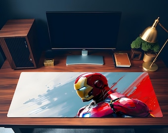 Iron Man Mouse Pad Desk Mat | Superhero Marvel Gaming Pad
