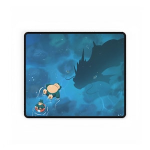 Snorlax Mouse Pad | Pokemon Gaming Desk Mat image 5