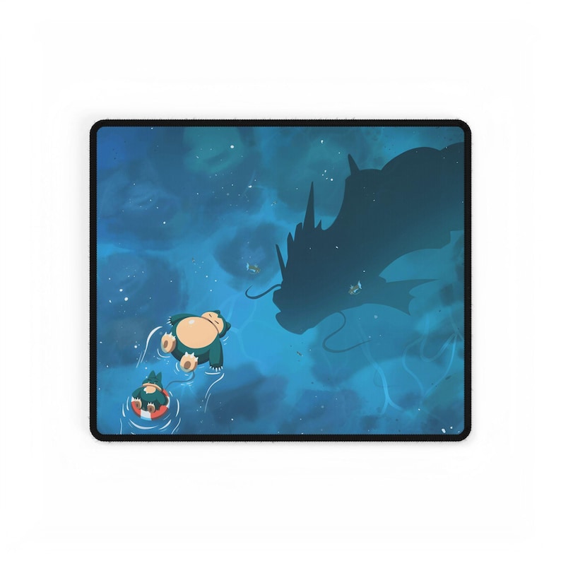 Snorlax Mouse Pad | Pokemon Gaming Desk Mat image 5