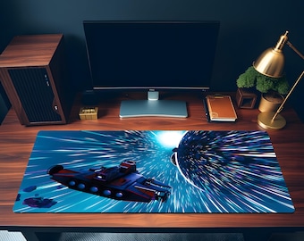No Man's Sky Desk Mat | Cosmic Galaxy Space Gaming Mouse Pad