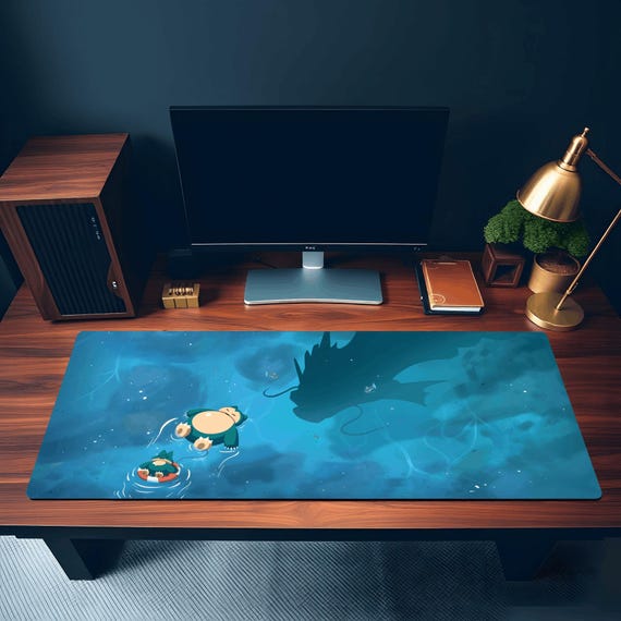 Snorlax Mouse Pad | Pokemon Gaming Desk Mat
