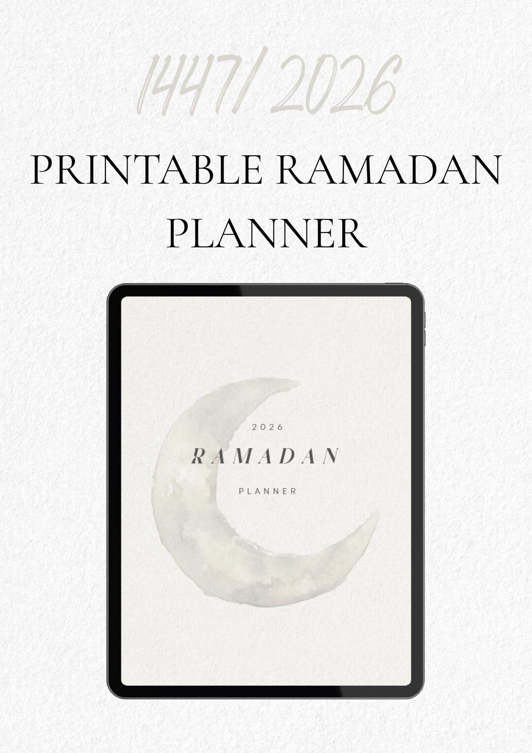 Ramadan Planner 2026 | Digital Download | Printable PDF - Etsy