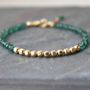 Green Apatite Delicate Bracelet