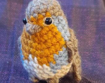 Chubby Bird Crochet Pattern – Amigurumi PDF, Seamless Options (Digital Download)