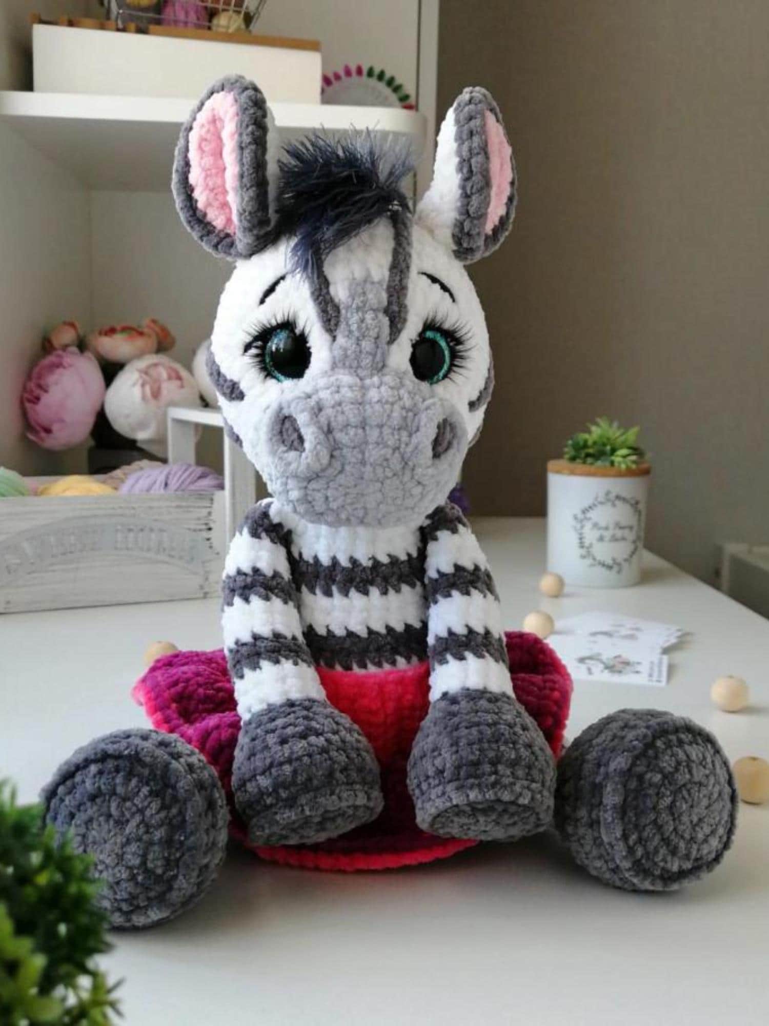 40 Zebra Crochet Patterns for Amigurumi, Blankets, Nursery Decor, and Handmade Gifts 39 Crochet Zebra Plush Pattern Amigurumi Toy