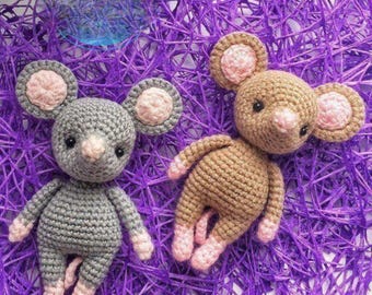 Crochet Mouse Amigurumi Pattern | Easy DIY Toy (PDF Pattern)