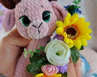 Crochet Sheep Pattern – Bosya Plush Lamb Amigurumi (PDF Download)