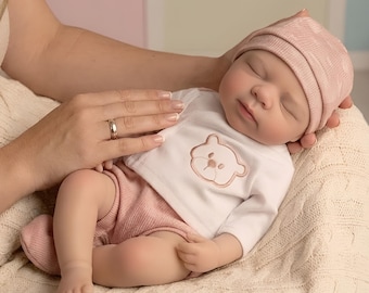 Lifelike Reborn Baby Doll Pascale, 13 Inch Washable Soft Touch Vinyl Doll