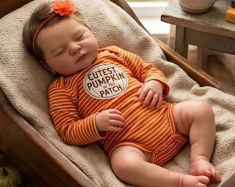 Lifelike Reborn Baby Doll: 20 Inch Sleeping Girl Toy, 3D Skin Veins