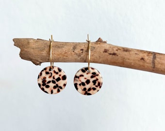 Hoop earrings *CIRCLE LEO* - minimalist earrings